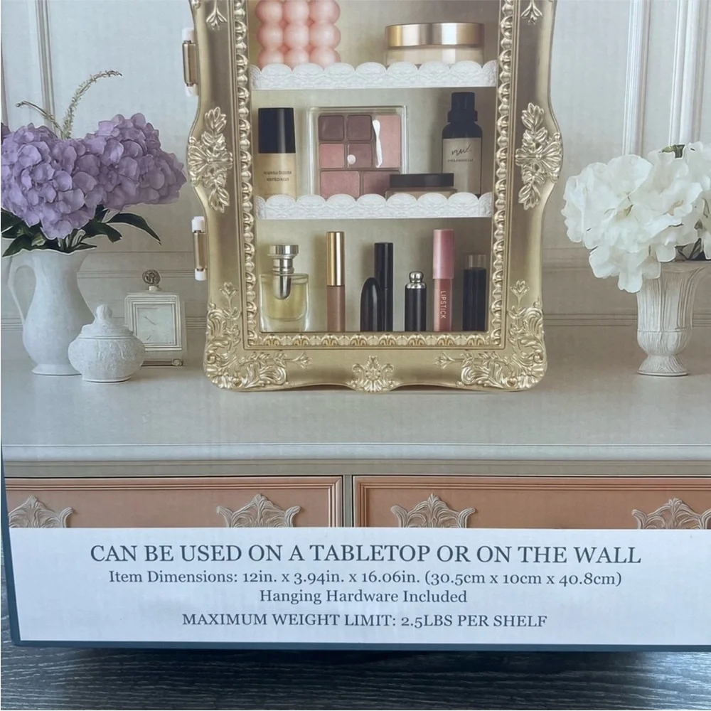 Gilded Display Shelf Viral Gold Display Shelf